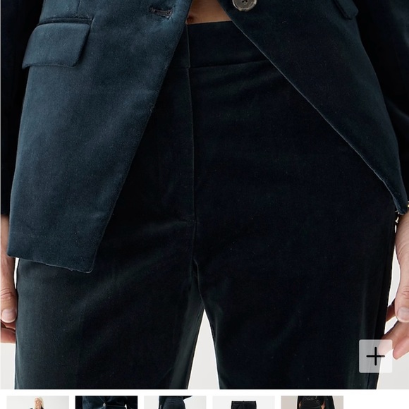 J Crew Collection stretch cotton velvet pants size 14 new, never worn with tags - Picture 2 of 5